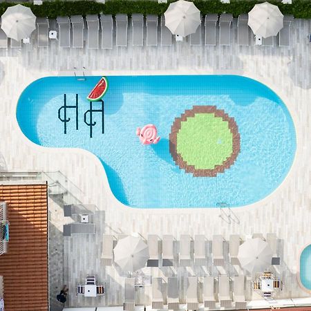 Hotel Albatros Rimini Bagian luar foto