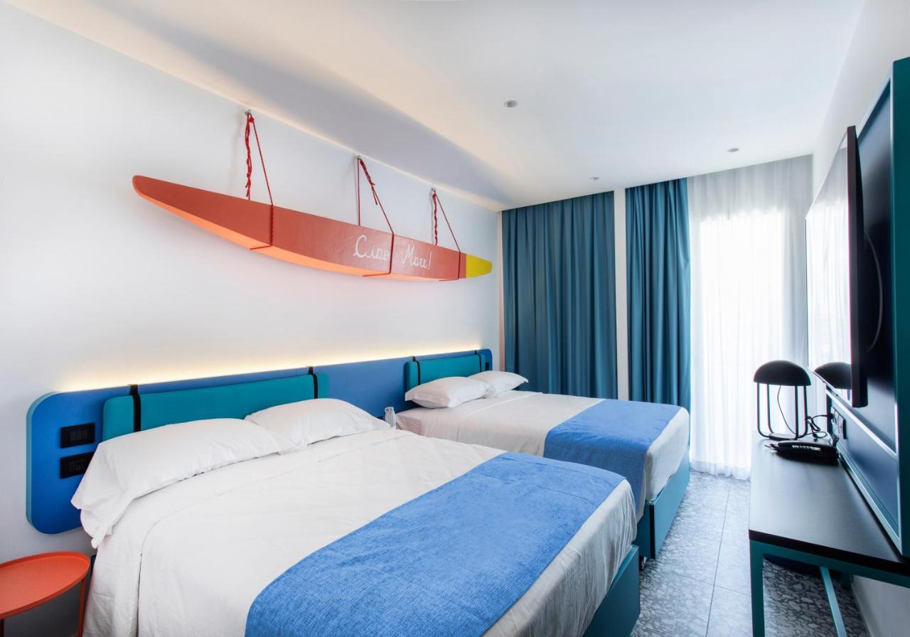 Hotel Albatros Rimini Bagian luar foto